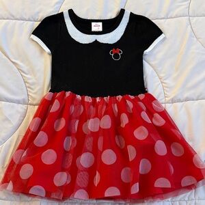 Disney Black and Red Minnie Mouse Polka Dot Dress